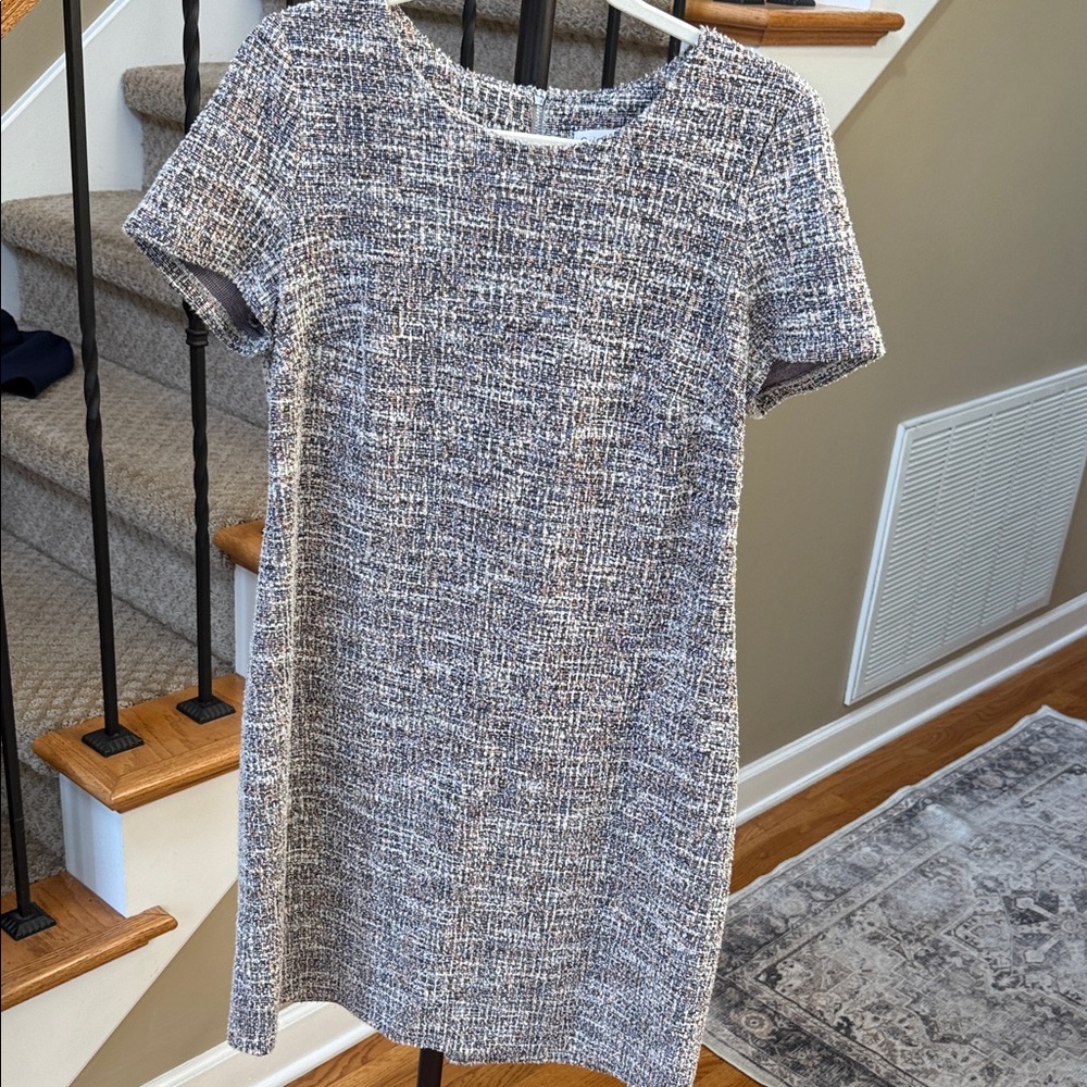 Calvin Klein Multicolor Tweed Dress
